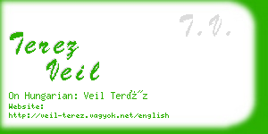 terez veil business card